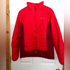 Red Columbia Jacket - Lightweight but very warm!